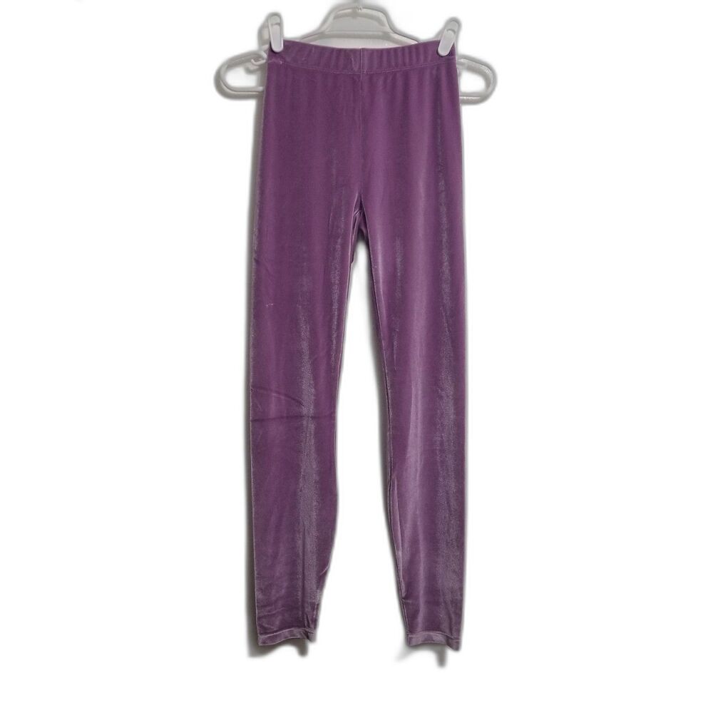 New Fabletics Emma Purple Velour Legging Size XXS